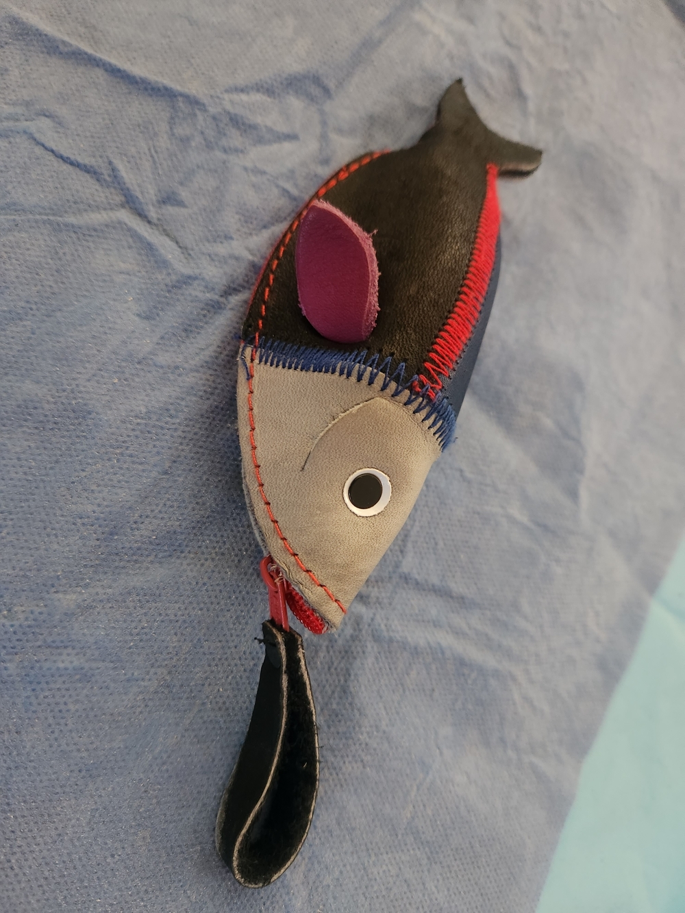 100% Authentic Leather Fish Wallet